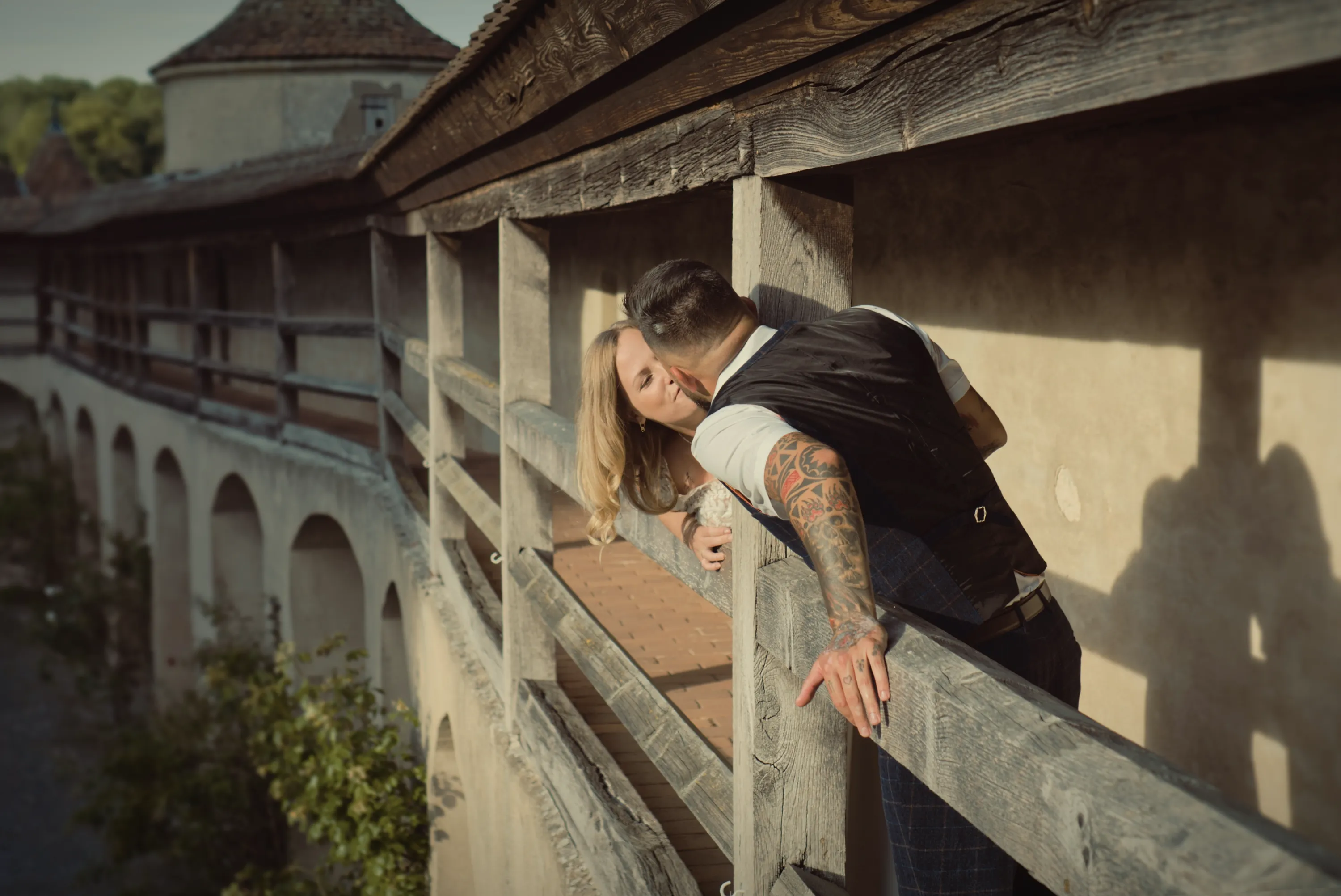 Brautpaar Foto in Schwäbisch Hall im Kloster Großcomburg