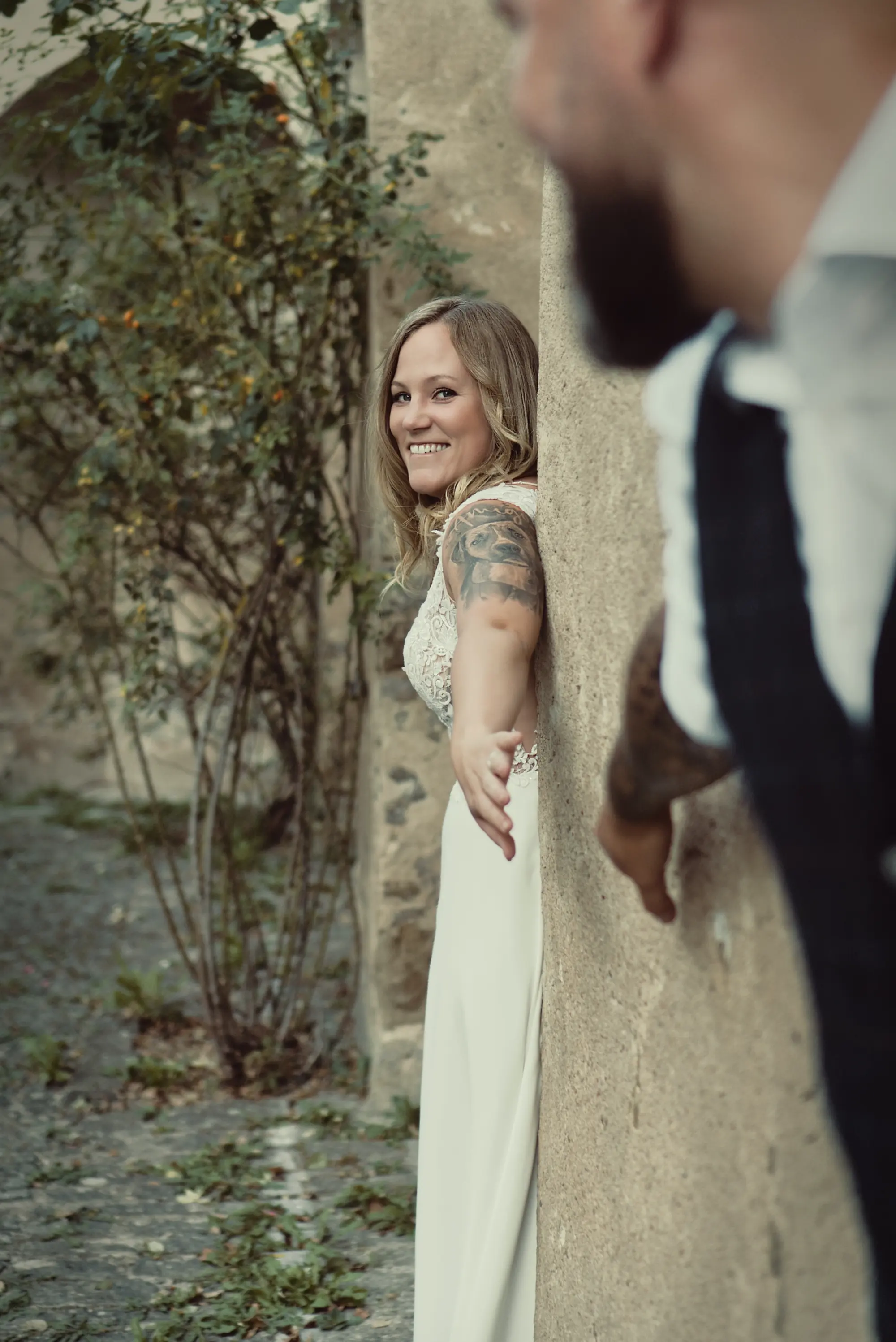 After-Wedding Foto in Schwäbisch Hall im Kloster Großcomburg